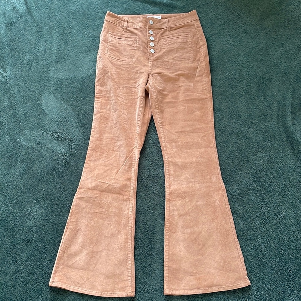 Vanillas Star Corduroy Flare Pants